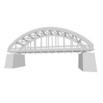 Bridge connection structure. Ilustración de archivo