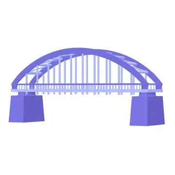 Bridge connection structure. Ilustración de archivo