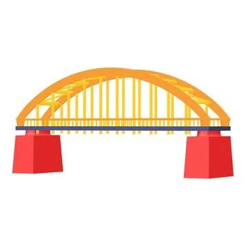 Bridge connection structure. Stock Photos