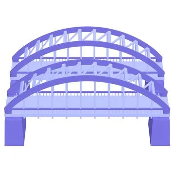 Bridge connection structure. Stock Photos