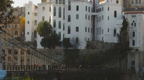 Bridge in constantine Stock Footage 58621441