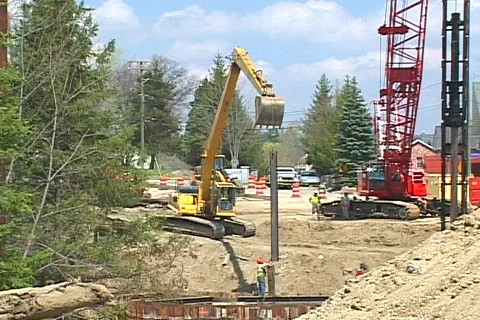 Bridge Construction 11 Stock Footage 115387