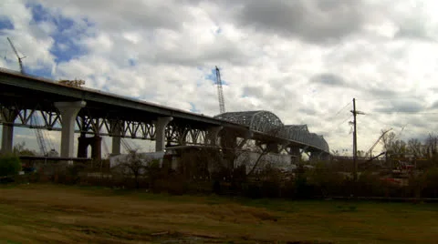 Bridge Construction Stock Footage 22994982