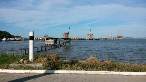 Bridge Construction Stock-Fotos