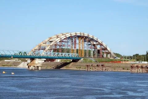 Bridge construction Stock Photos