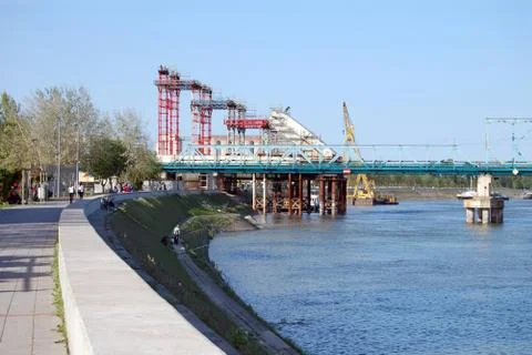 Bridge construction Stock Photos