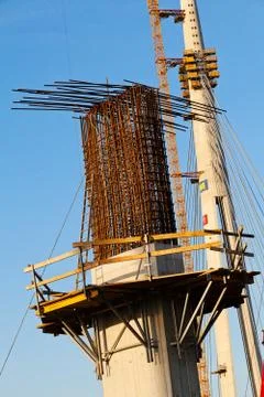 Bridge construction Stock Photos