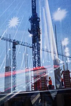 Bridge construction Stock Photos