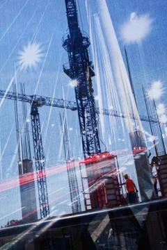 Bridge construction Stock Photos