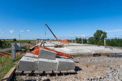 Bridge construction Stock Photos