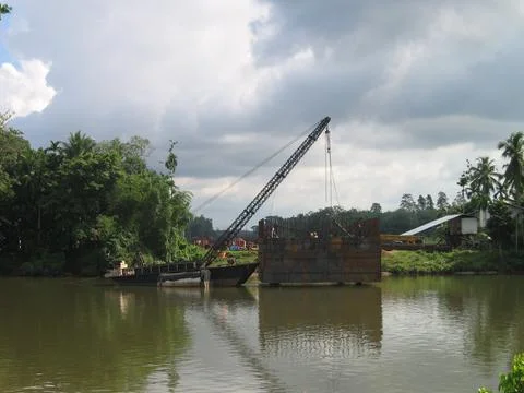 Bridge construction Stock Photos