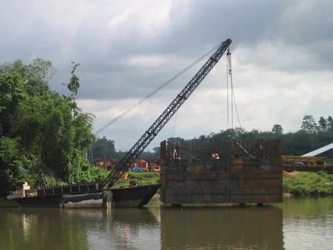 Bridge construction Stock Photos
