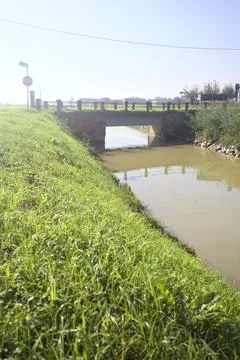 Bridge in the countryside Stock Photos