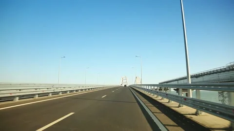 Bridge of Crimea. Stockbeeldmateriaal 97815764