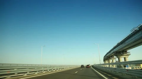 Bridge of Crimea. Video stock 97815798