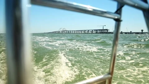 Bridge of Crimea. Stock-Footage 97815932