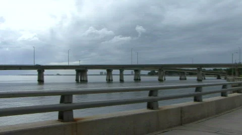 Bridge To Davis Island 스톡 동영상 296248