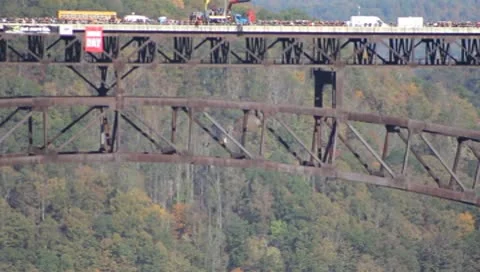 Bridge Day 2011 Stock Footage 8853098