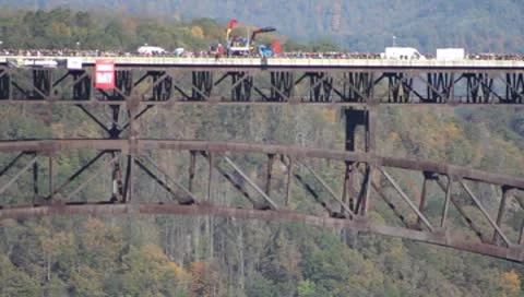 Bridge Day 2011 Stock Footage 8853145