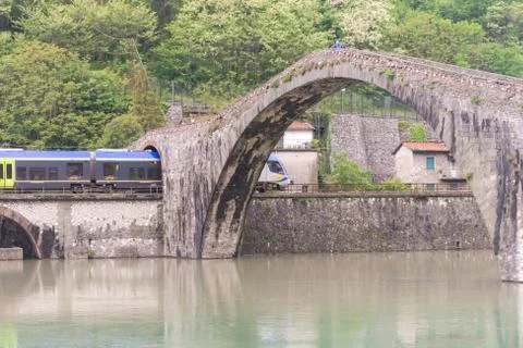 Bridge of a devil Stock Photos
