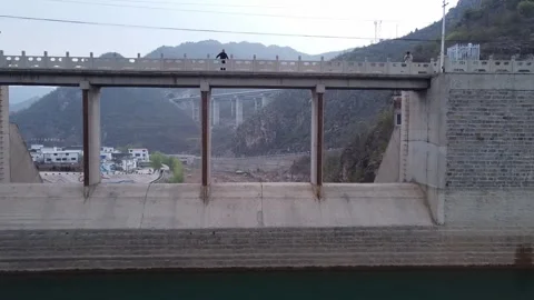 Bridge in the distance Stock Footage 247363252