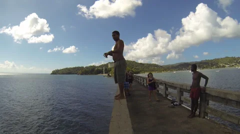 Bridge diver 動画素材 37235686