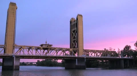 Bridge in downtown Stock Footage 49928708