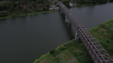 Bridge from a drone Stock Footage 310346306