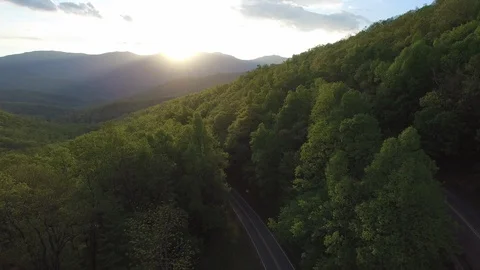 Bridge Flyover Stock Footage 128547337