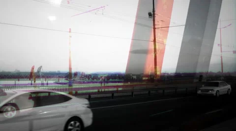 On the bridge Stock-Footage 51366294