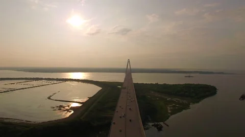 From the Bridge 库存影片 54533911