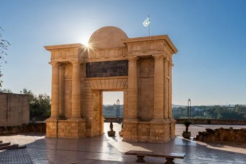 Bridge gate, one of the only three still preserved, located at the northern.. Stock Photos