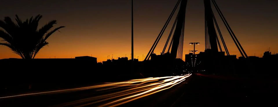 Bridge of the Generality in Elche. Stock Photos