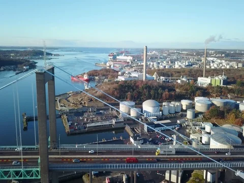 Bridge in Göteborg Video stock 82120555