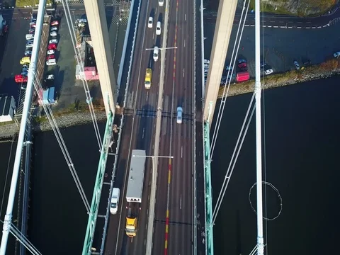 Bridge in Gothenburg Video stock 82126957