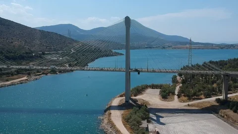 Bridge in Greece Stock Footage 93837609