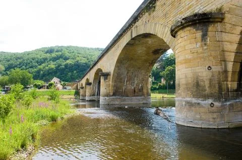 Bridge of Grolejac Stock-Fotos