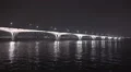 Bridge On The Han River At Night Seoul South Korea 4k or 4k+ Resolution