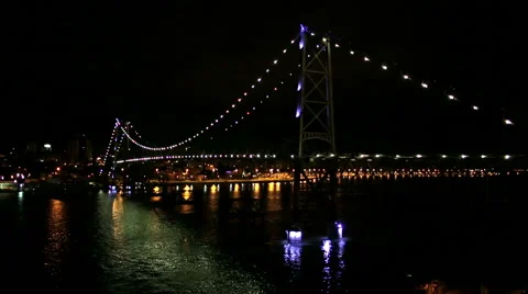 Bridge Hercílio Luz in the Floripa Stock Footage 51775810