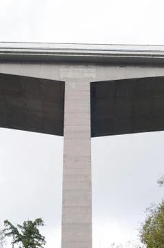 Bridge of a highway Stock Photos