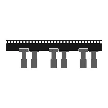 Bridge icon vector illustration design Stock Illustration