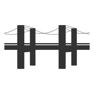 Bridge icon vector illustration design Stock Illustration