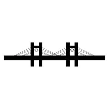 Bridge icon vector illustration design Stock Illustration