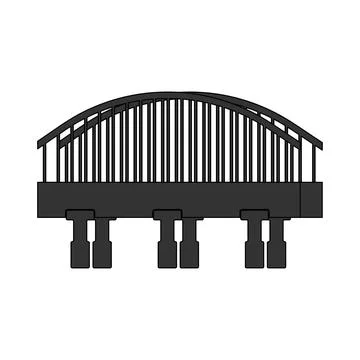 Bridge icon vector illustration design Stock Illustration