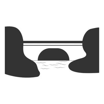 Bridge icon vector illustration design Stock Illustration