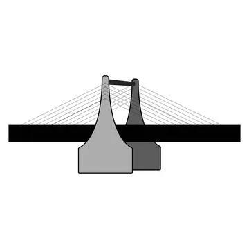 Bridge icon vector illustration design Stock Illustration