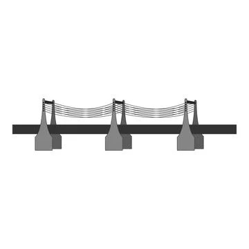 Bridge icon vector illustration design Stock Illustration