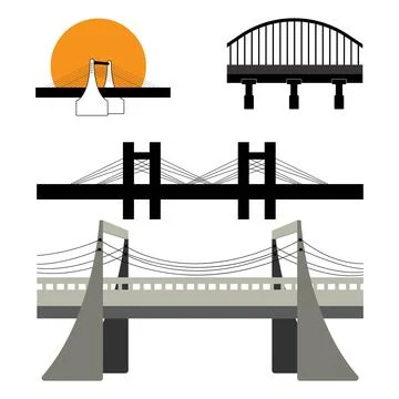 Bridge icon vector illustration design Stock Illustration