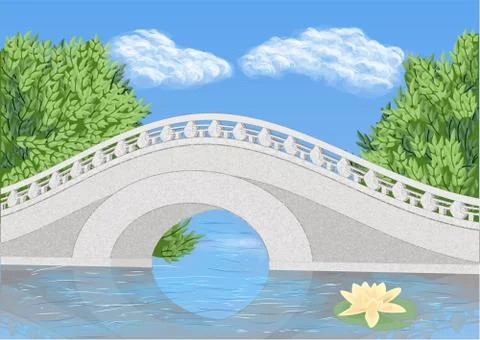 Bridge Stock Illustration