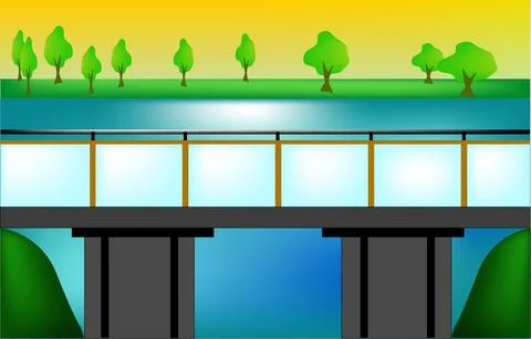 Bridge Stock Illustration